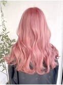 ハイトーン　ピンクカラー　ダブルカラー
