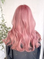 トレヘアー 京都 烏丸(tRe hair)&nbsp;ハイトーン　ピンクカラー　ダブルカラー