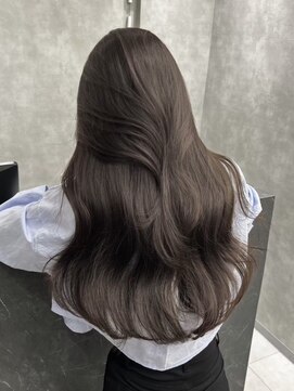 ノイズオオサカ 梅田店(NOISM OSAKA) アッシュグレーレイヤーカットアッシュ20代30代40代韓国ヘア艶髪