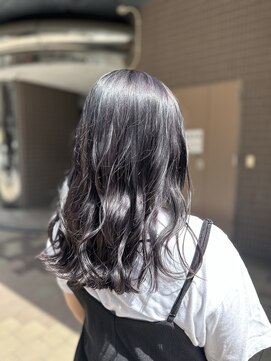 エン(en) ダークラベンダー暗髪カラー