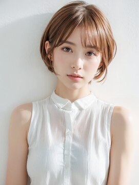 ロッカ(ROCCA) 重めショート×ハイトーンカラー