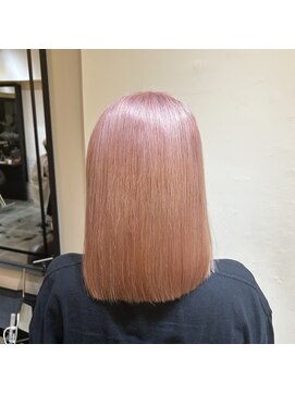 サロンドミルク 溝の口店(salon de MiLK) ホワイトピンクカラー