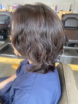 ソイクフ 四条大宮店(SOY-KUFU) 20代30代40代◎ 魅力倍増カールセミディダークグレージュ