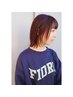 【平日☆サクっと綺麗に】リタッチ＋トリートメント＋前髪カット付 9900～