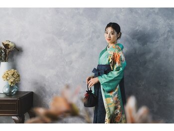 オリーブウル(olive ulu)の写真/成人式や結婚式など、大切な日の着付けはお任せ下さい。着付けやヘアセットもトータルでお任せ下さい。