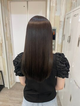 ナンバー リコ 名駅 ジャム 名古屋(N° rico JAM) 髪質改善　酸性ストレート　艶髪　アッシュブラウン