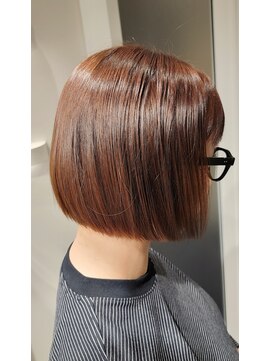 トッカ ANNEX京都河原町(tocca) 三山《ぱつっとボブ×マロンベージュ》