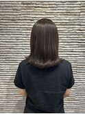 大人可愛いダブルカラーショコラブラウン似合わせレイヤー