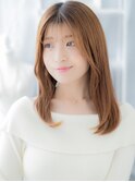艶感ストレートうぶバングモテ髪小顔レイヤーa上尾20代30代40代
