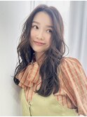 韓国カール顔周り姫カットレイヤーカットブリーチなし[原宿]