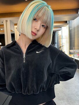 エイチ(H) ハイトーン/アンブレラカラー/ブロンド/抜きっぱなし