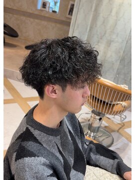 ロンド ストラーダ 心斎橋(Lond strada) メンズ似合わせカット×波巻きパーマ