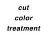 ★平日限定40%OFF★カット+カラー+超音波3stepTr　￥13000⇒￥7700