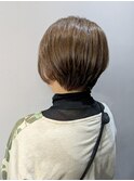 ナチュラル艶ショート【寝屋川/髪質改善/白髪ぼかし】