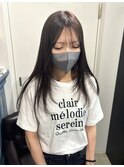 ブリーチなし透明感チョコレートブラウン
