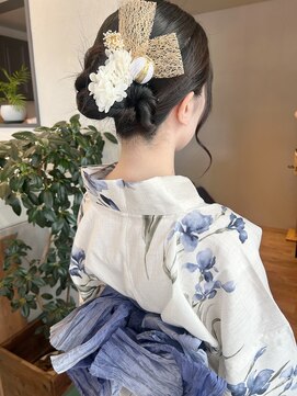 ソースバンダイ 万代(SOURCE) 浴衣ヘアセット
