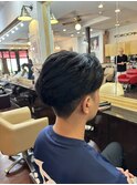 センターパーマ　刈り上げ　佐世保