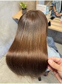 美髪計画◎髪質改善縮毛矯正ロング秋アッシュ