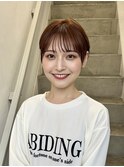 ショートカット/髪質改善縮毛矯正白髪ぼかしレイヤーカラーボブ