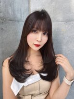 ロンドメリア 天神大名店(Lond Melia) イメチェンヘアスタイル小顔に見せるヘアココアベージュ