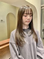 エルサフィロ ヨドヤバシ(el zafiro yodoyabashi) レイヤースタイル オリーブグレージュ