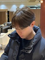 アルム オモテサンドウ(ALLM omotesando)&nbsp;シースルーマッシュ メンズカット メンズ韓国ヘア 原宿 表参道