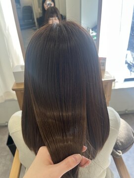 オリンテ バイ レシッド 表参道(orente by rcid) 艶々ブラウンベージュカラー