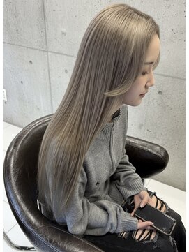 アジールヘア 東上野店(agir hair) グレージュ/ブリーチ/ダブルカラー/髪質改善/艶髪/上野/上野駅