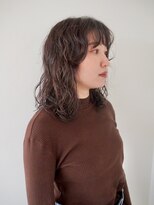 ロマリア 渋谷 渋谷宮益坂(Lomalia)&nbsp;イメチェン/ウェーブパーマ/グレージュカラー/前髪/渋谷駅