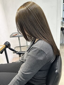 ロマリア(Lomalia) イメチェン/ボブ/ラベンダーグレージュ/前髪/表参道/原宿