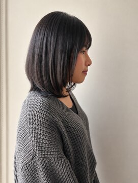 ペスカケイクリエイティブ(PESCA K-CREATIVE) 地毛風縮毛矯正ミディ