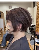 エリーザ 川越駅前店(Elisa)&nbsp;オーダーメイド白髪ぼかし＆丸みショート！[川越駅］