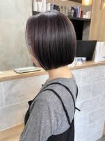 ノール 国分寺(Norl)&nbsp;アンブレラカラーラベンダー×ぱっつんミニボブ^ ^