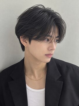 ベル 新宿(Belle) 毛流れマッシュシースルーマッシュマレットヘア曲がる縮毛矯正