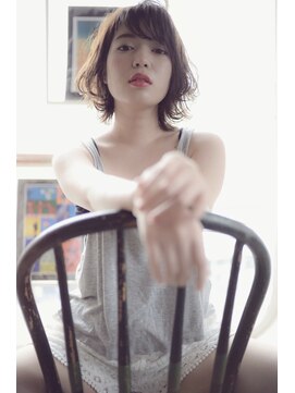 クロム バイ リエット(Chlom by Lietto) Chlom☆くびれ外ハネグロッシーブラウン TEL 0364574337