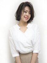 コルソ ケーツー 梅田 茶屋町(corso k-two)&nbsp;《フォギーグレージュ》上品で女性らしいオトナボブ【茶屋町】