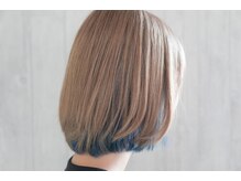 【ミルクティベージュ×ファウンテンブルー】