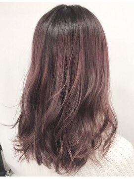 ヘアリゾート エーアイ 浅草橋店(hair resort Ai) ピンクパープル透明感カラー【Ai浅草橋】