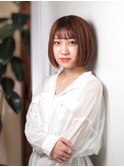 切りっぱなしボブ