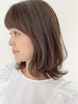 ★岡田有加★20代30代/ハイライトでつくる透明感カラー
