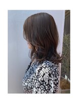 カーサインフィニテイ Hair Design caRsa INFINITY 韓国風レイヤーカット 艶ベージュ