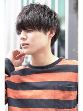 ジョエミバイアンアミ(joemi by Un ami) (joemi 新宿)束感 黒髪マッシュ 韓国風メンズヘア 近江