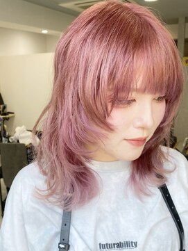 サニー 西中島店(sunny.) ペールピンクウルフ