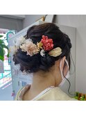成人式前撮り ヘアセット 振袖 着付け