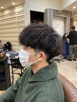 ナンバー イル デュッカ 札幌(N° il duca)&nbsp;爽やかツーブロック刈り上げ束感アップバング