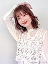 オーブ ヘアー コア 銀座店(AUBE HAIR core)&nbsp;20代・30代_大人可愛い顔回りレイヤー