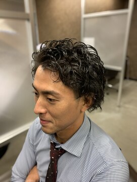 ネクサスアンドコー 浦安店(NEXUS&Co.) ビジネス×スパイラルパーマ[浦安/南行徳/西葛西]<理容室>