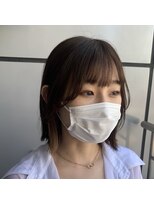 プリマ アンジュ 中目黒店(PRIMA ange)&nbsp;大人可愛い20代30代小顔丸みショートボブこなれヘア韓国風