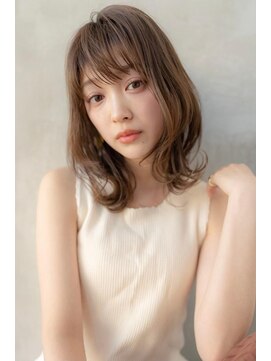 ドットハリス(.Hallis) 大人可愛い前髪/ミディアム/ボブ/20代30代/原宿/表参道