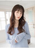 女性らしさ満開!ロングウェーブ